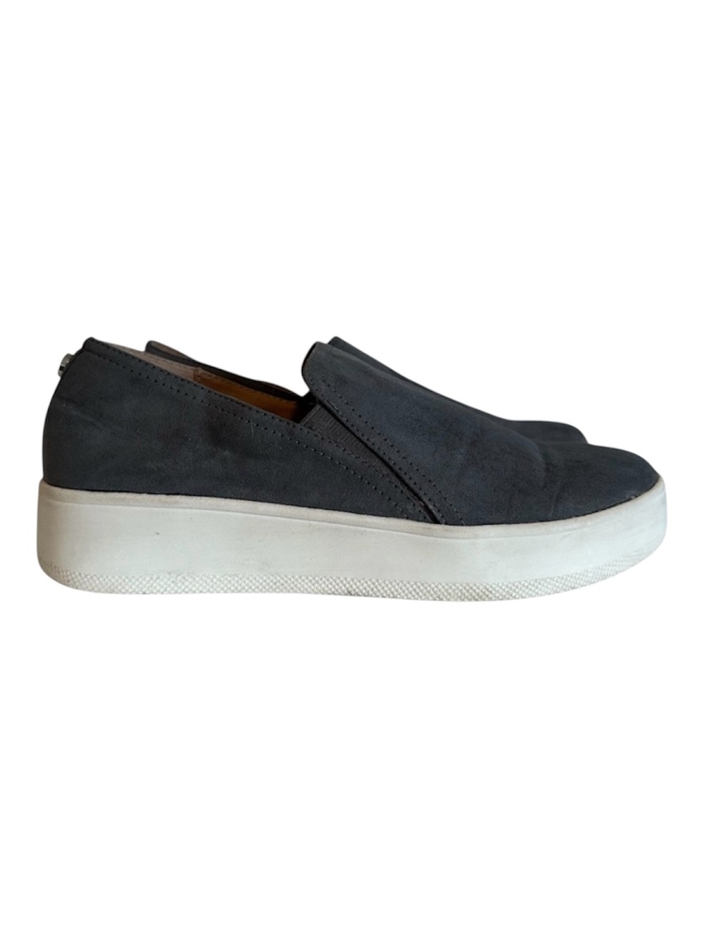 Steve Madden Gray Zayna Fabric Slip On Sneakers